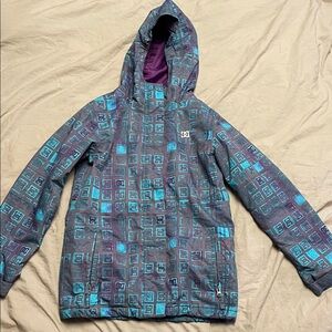 DC Kids Jacket - Blue and Purple Pattern